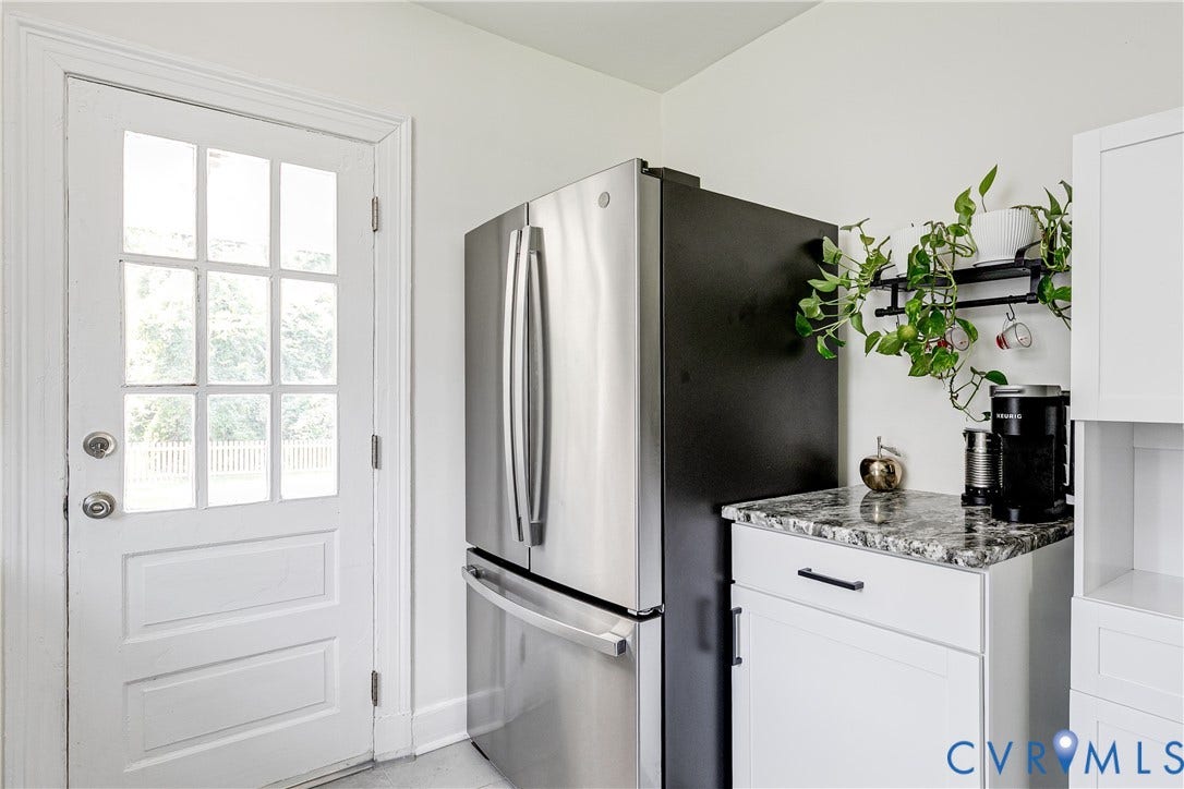 3215 Detroit Avenue, Richmond, VA 23222 White paneled door with windowpanes