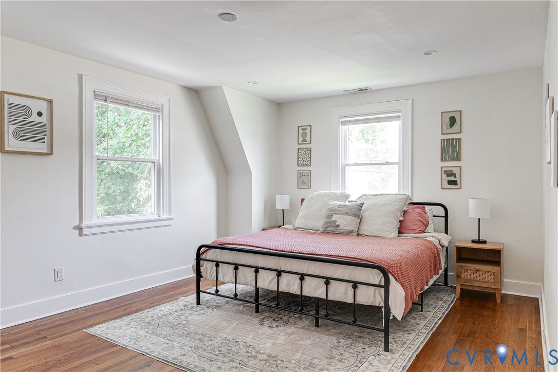 3215 Detroit Avenue, Richmond, VA 23222 Hardwood flooring, recessed lighting, and two double-hung windows