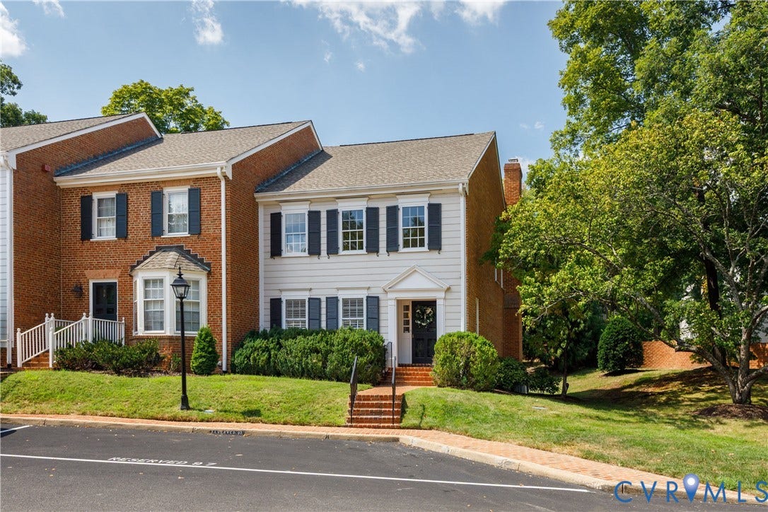 300 N Ridge Road, #97, Henrico, VA 23229 Dedicated parking space just steps from the front door of this coveted end unit
