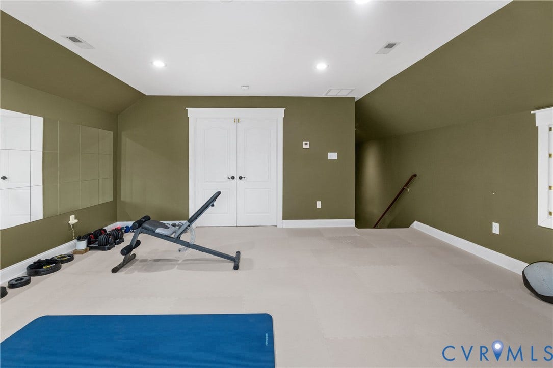 16212 Old Castle Road, Midlothian, VA 23112 Loads of Unfinished Space for Storage Behind the Double Doors