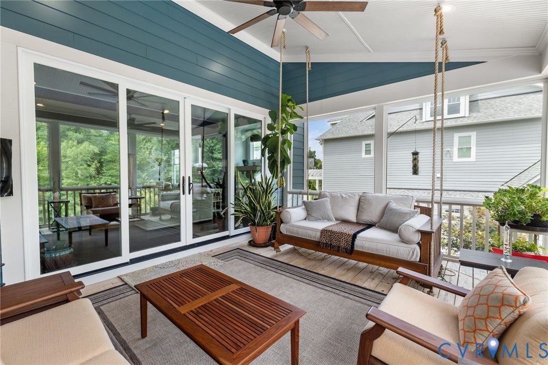 16212 Old Castle Road, Midlothian, VA 23112 Screen Porch off the Family Room