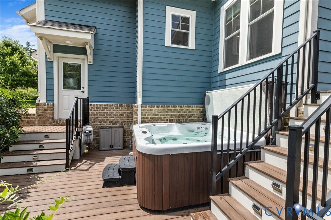 16212 Old Castle Road, Midlothian, VA 23112 Hot Tub Conveys to New Homeowner