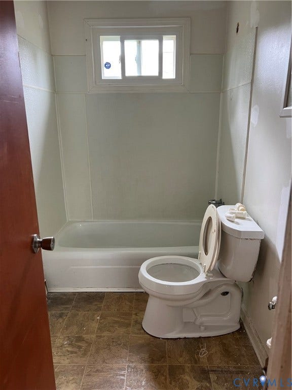 5429 Blueridge Avenue, Fulton, Richmond, VA 23231 White bathtub and toilet with a window above the bath area