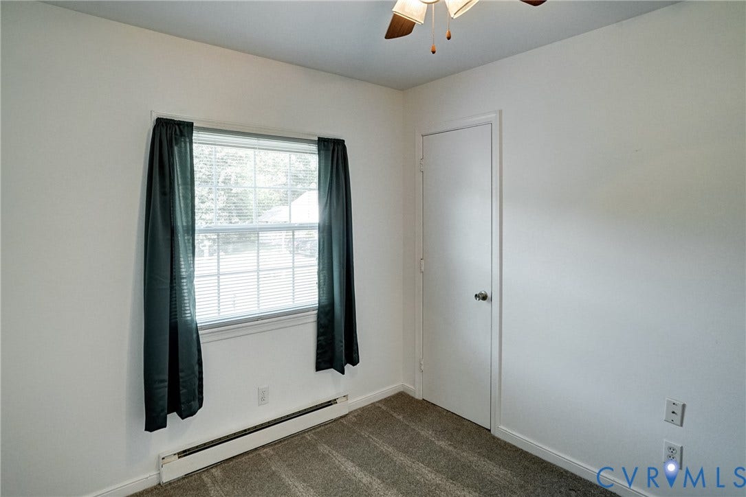 10104 Terry Court, Henrico, VA 23228 Carpeted flooring, white walls, and a window with blinds