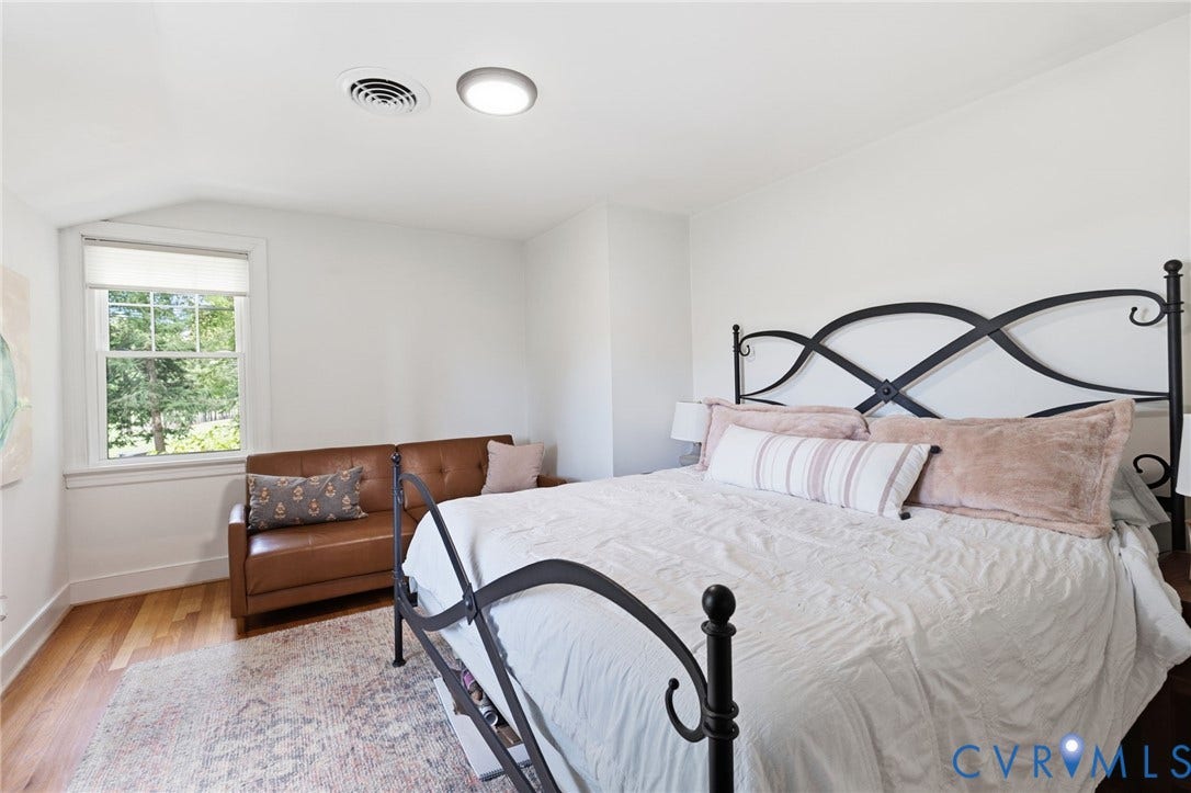 13531 W Salisbury Road, Salisbury, Midlothian, VA 23113 Hardwood flooring, recessed lighting, window, and sloped ceiling