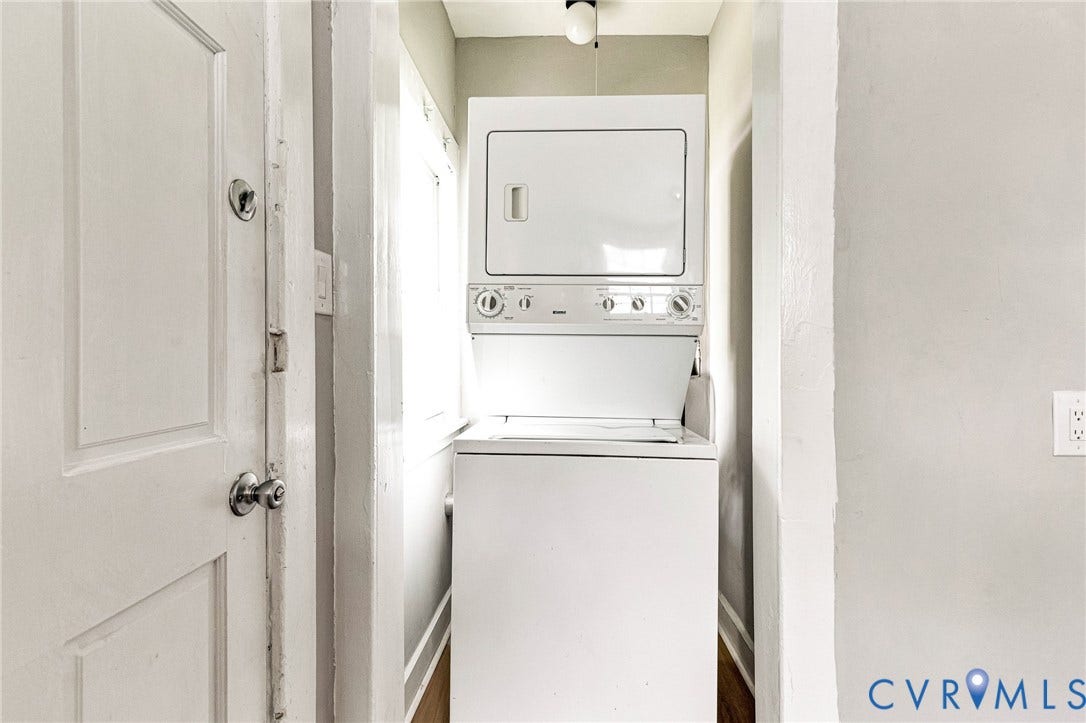 403 Masonic Lane, Masonic, Henrico, VA 23223 Stackable washer and dryer unit