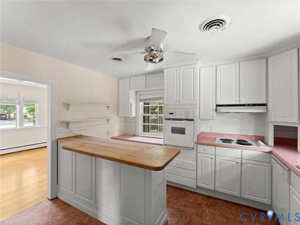 4608 Grove Avenue, Mary Munford, Richmond, VA 23226 A second view of kitchen looking toward dining room.