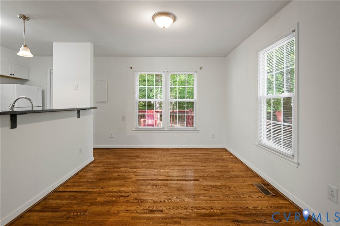 1704 Taft Place, Tuckahoe Village West, Henrico, VA 23238 Downstairs unit.