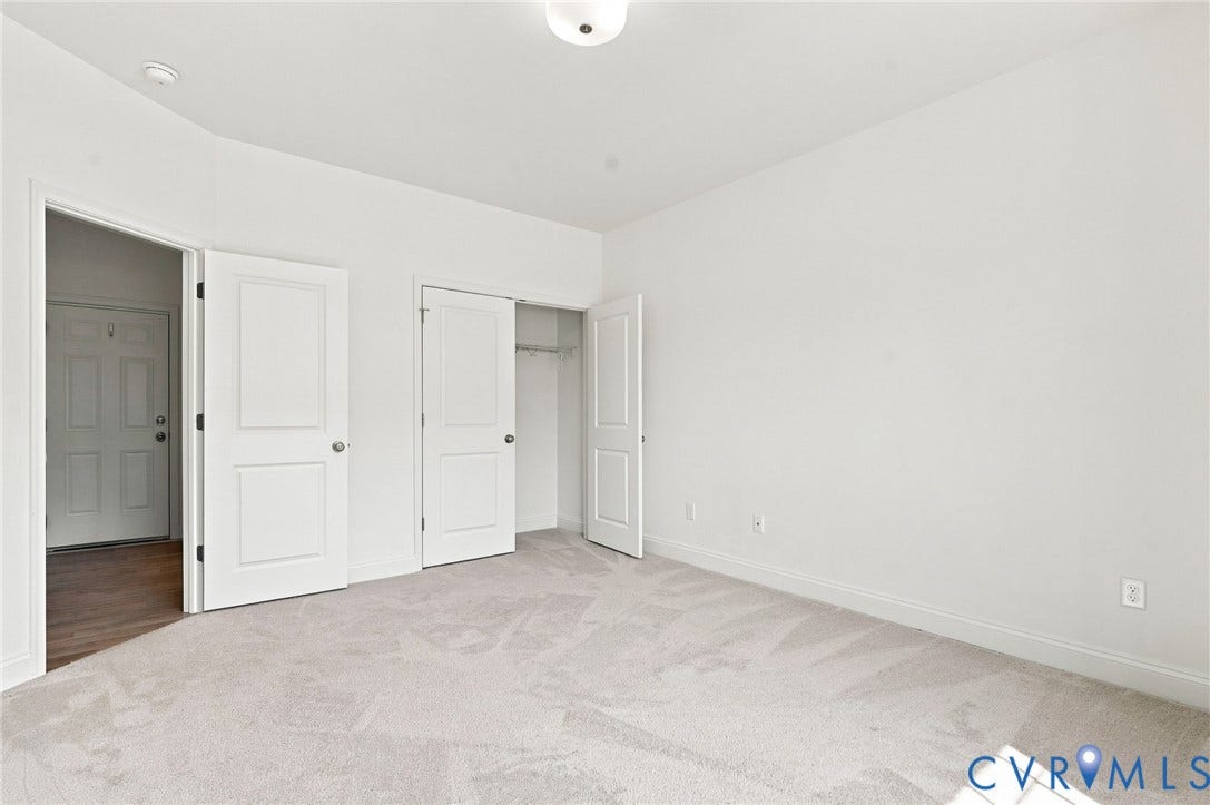 13820 Village View Drive, Midlothian, VA 23114 Recessed lighting, light-toned carpeting, white interior doors, and a built-in closet