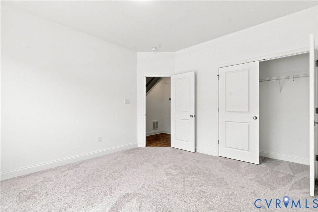13820 Village View Drive, Midlothian, VA 23114 Plush carpet flooring, white painted walls, recessed ceiling lighting, and a closet with bifold doors