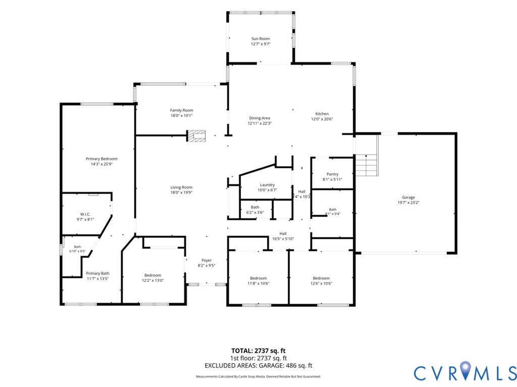 12600 Lilking Road, Chester, VA 23831 Floor plan