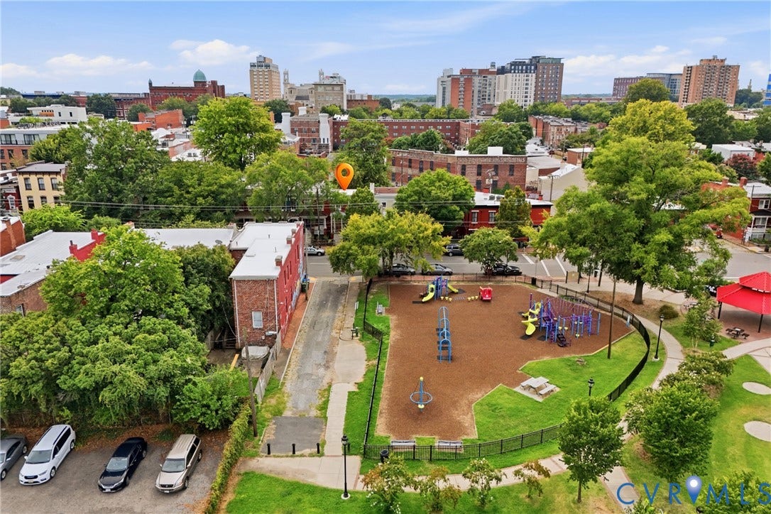 209 W Clay Street, Jackson Ward, Richmond, VA 23220 View of park located directly across the street from property
