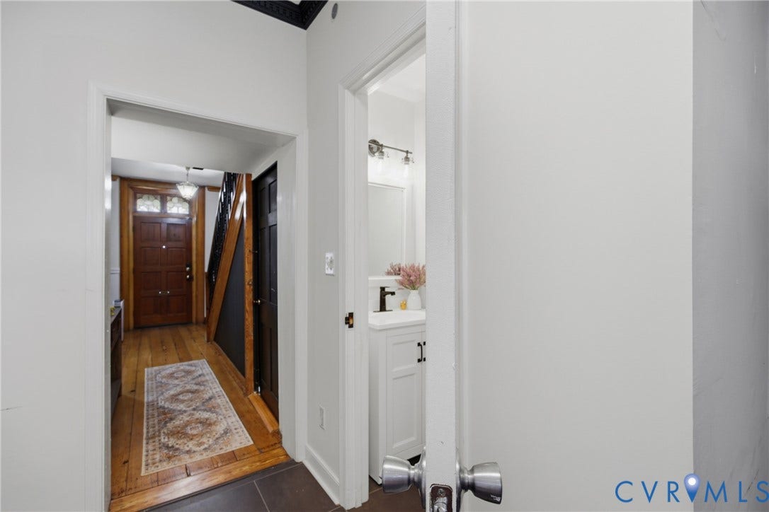 209 W Clay Street, Jackson Ward, Richmond, VA 23220 Wood flooring, entry to half bath