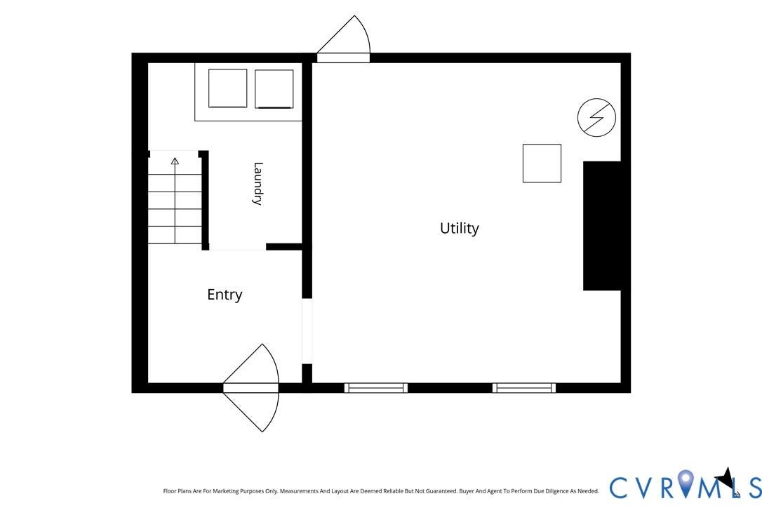 209 W Clay Street, Jackson Ward, Richmond, VA 23220 Basement Level
