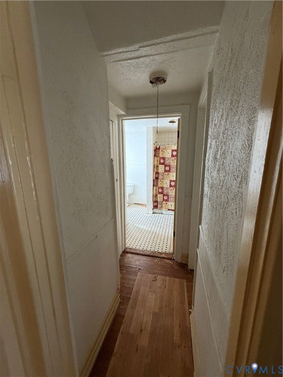 1313 Enfield Avenue, Richmond, VA 23224 Hardwood flooring in the hallway