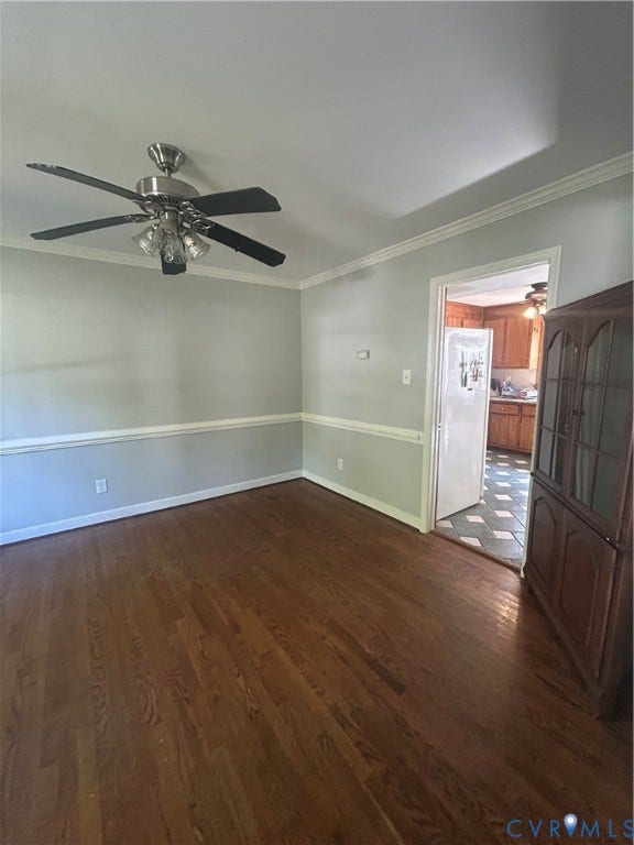 10641 Cliffmore Drive, Glen Allen, VA 23060 Wood-finish flooring throughout, complemented by crown molding and chair rail detailing