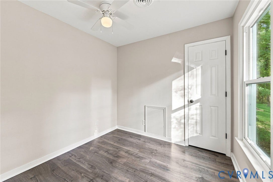 4106 Gloucestershire Street, North Chesterfield, VA 23236 Wood-finish flooring with neutral wall tones