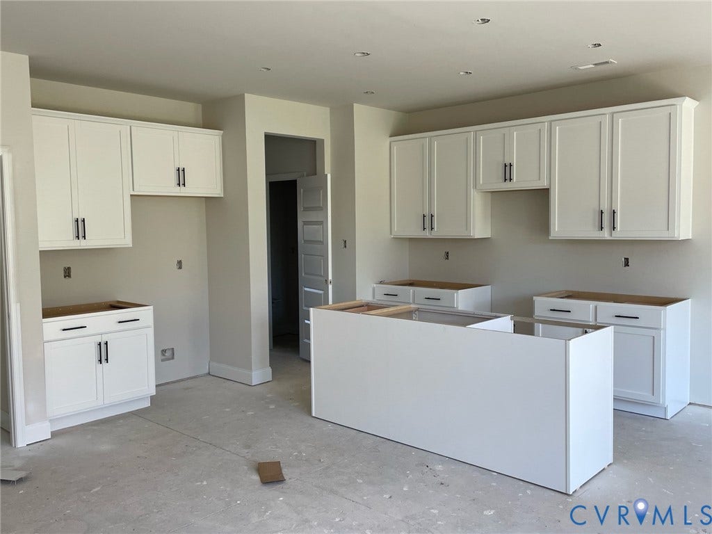 The Braxton is well underway! Here's a sneak peek at the kitchen.
