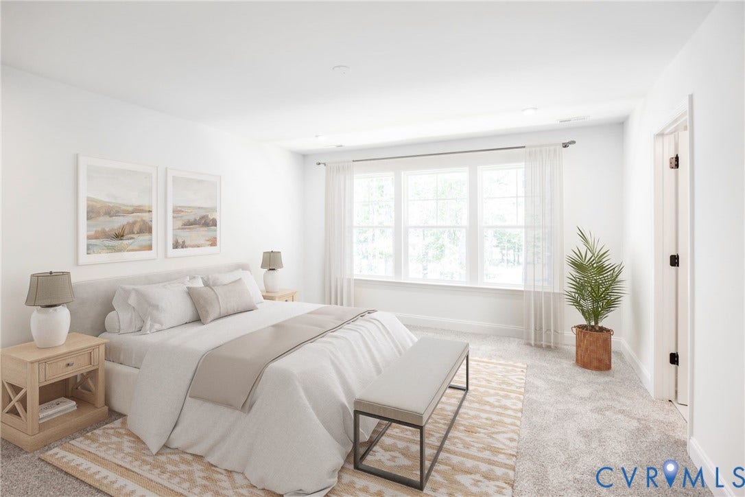 Photo includes enhancements to demonstrate furniture placement.