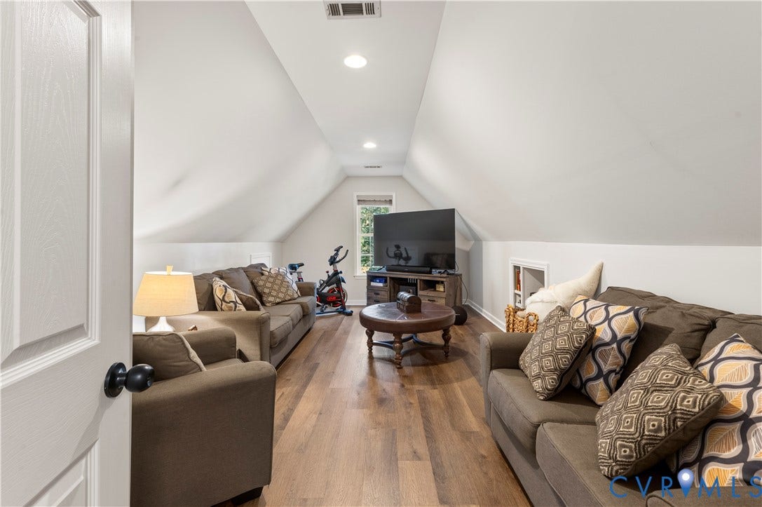 Bedroom #4/Bonus Room on the second floor. Perfect den, playroom, game room, workout room, the possibilities are endless!