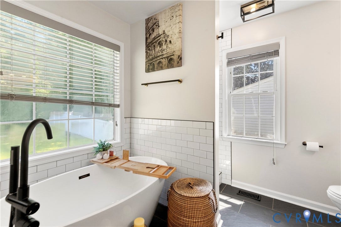 Enjoy this beautiful spa soaking tub.