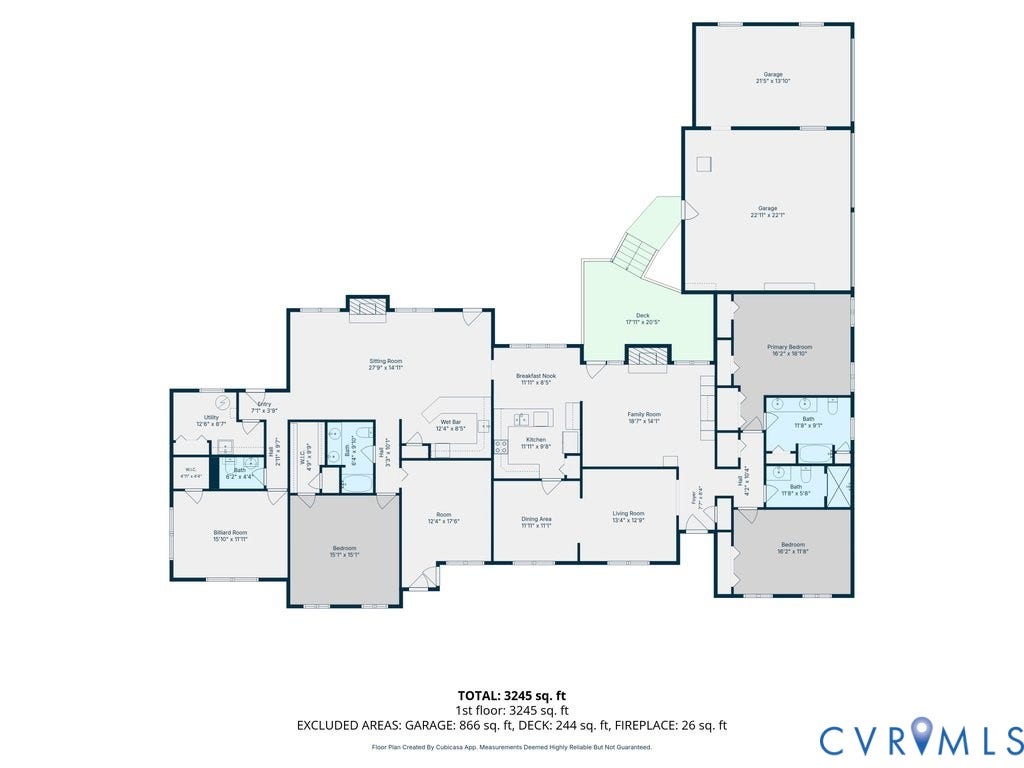1635 King William Woods Road, Powhatan, VA 23113 Floor plan