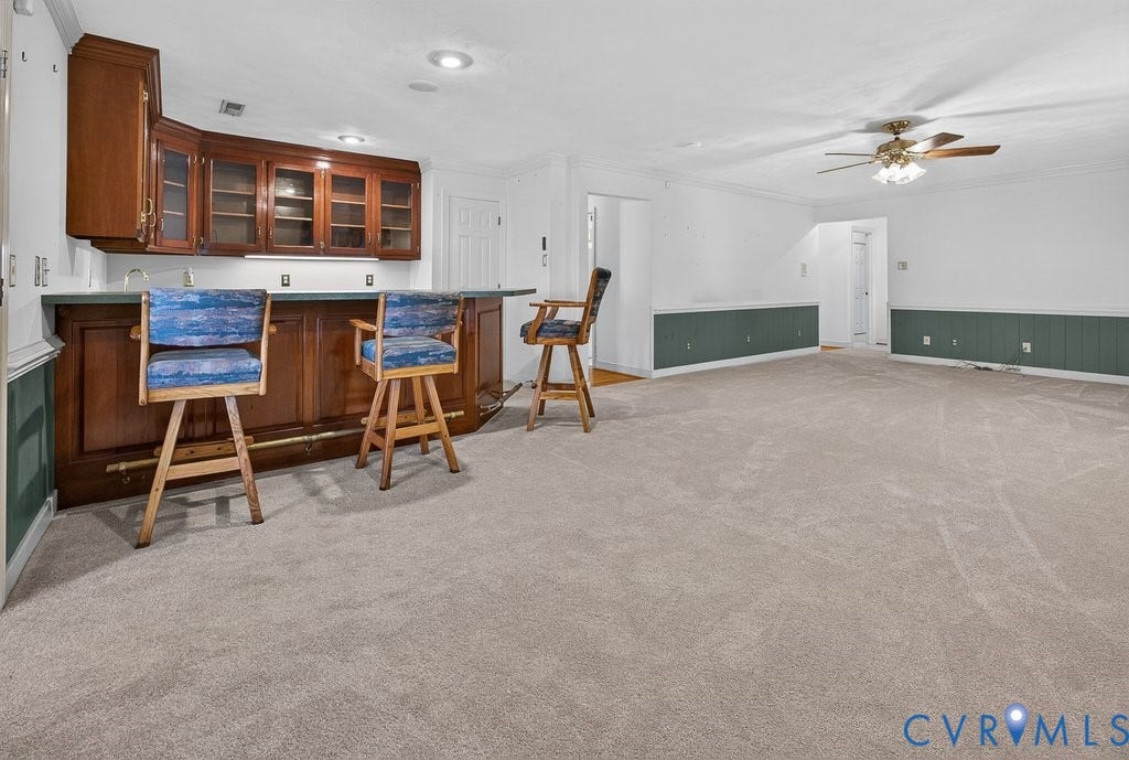 1635 King William Woods Road, Powhatan, VA 23113 Kitchen/Bar area off Family room #2
