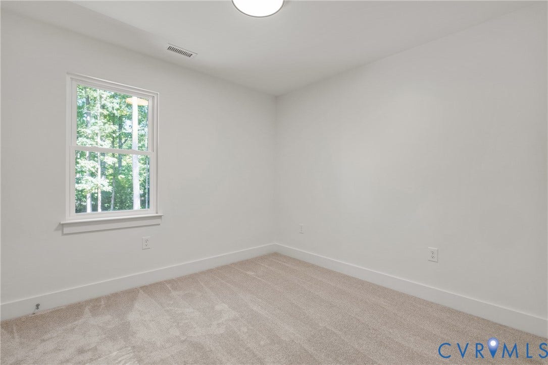 6465 Anderson Highway, Powhatan, VA 23139 White walls, single window, light-colored carpet, and a flush-mount ceiling light