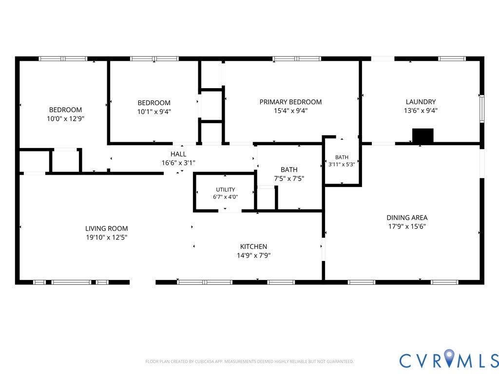 1721 S Halcun Drive, Petersburg, VA 23803 Floor plan