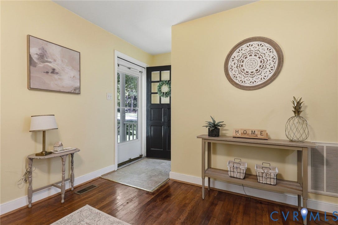 9925 S Wagstaff Circle, One Acre Lot, North Chesterfield, VA 23236 Entrance to the home