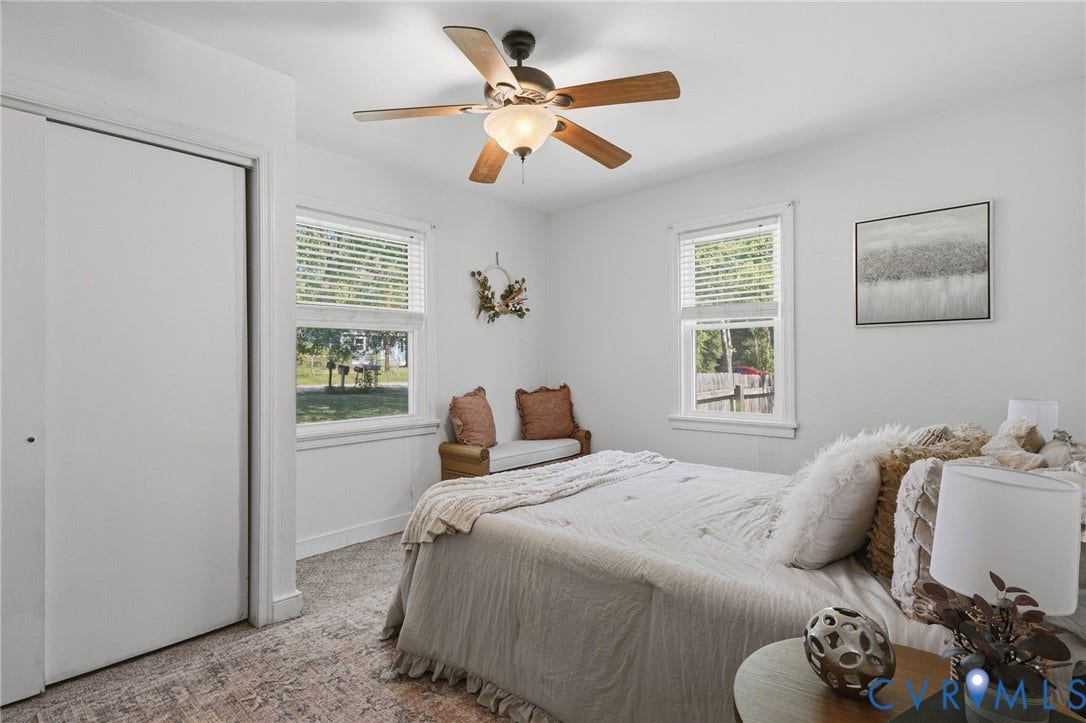 9925 S Wagstaff Circle, One Acre Lot, North Chesterfield, VA 23236 First floor bedroom (front of house)