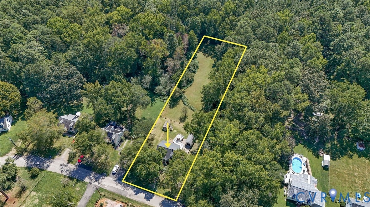 9925 S Wagstaff Circle, One Acre Lot, North Chesterfield, VA 23236 One acre lot with tons of privacy!