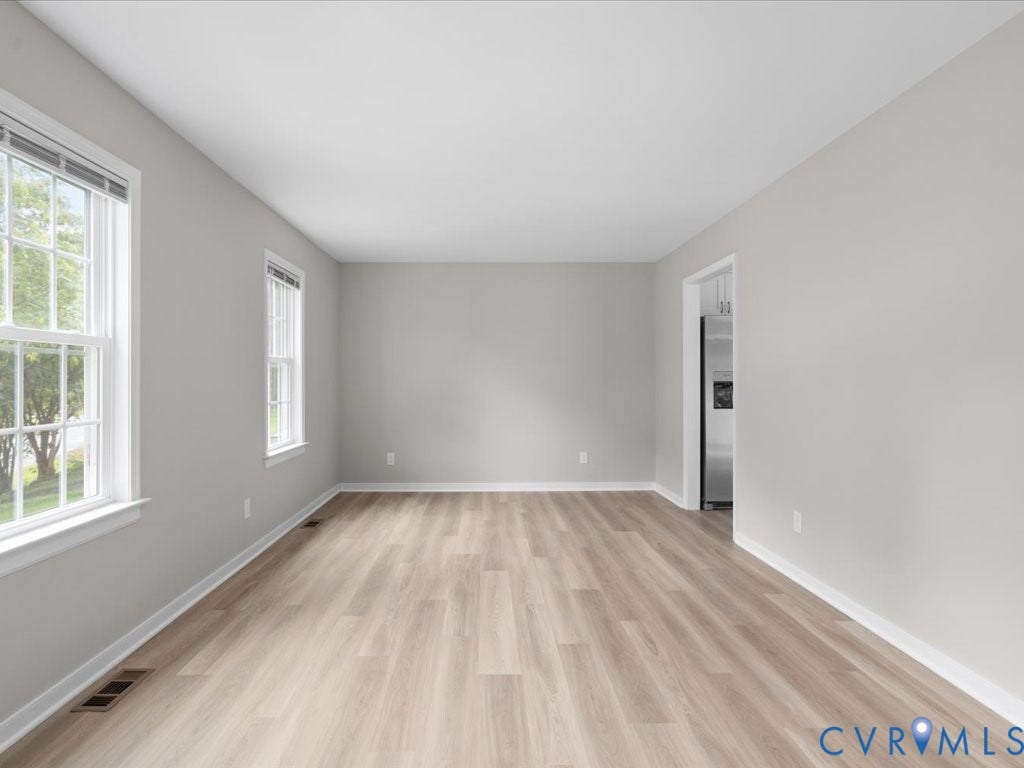 3313 New Found Lane, Chester, VA 23831 Light wood-finish flooring with white trim
