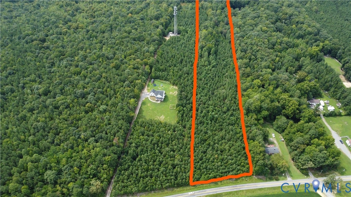 TBD2 Olivet Church Road, New Kent, New Kent, VA 23124 Expansive wooded acreage featuring mature trees and a residential structure