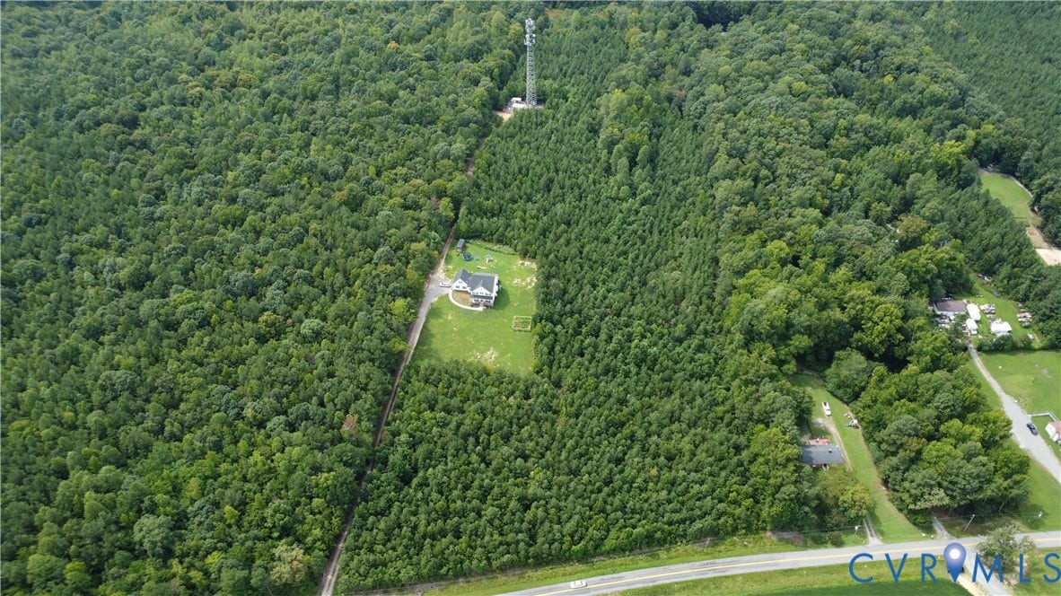 TBD2 Olivet Church Road, New Kent, New Kent, VA 23124 Expansive property featuring dense tree coverage