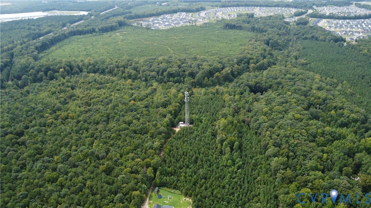 TBD2 Olivet Church Road, New Kent, New Kent, VA 23124 Aerial view looking west