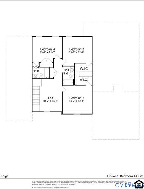 3120 Lake Stone (lot 22) Terrace, Maple Grove, Powhatan, VA 23139 Plan specific to this home. Includes bed 4 ensuite