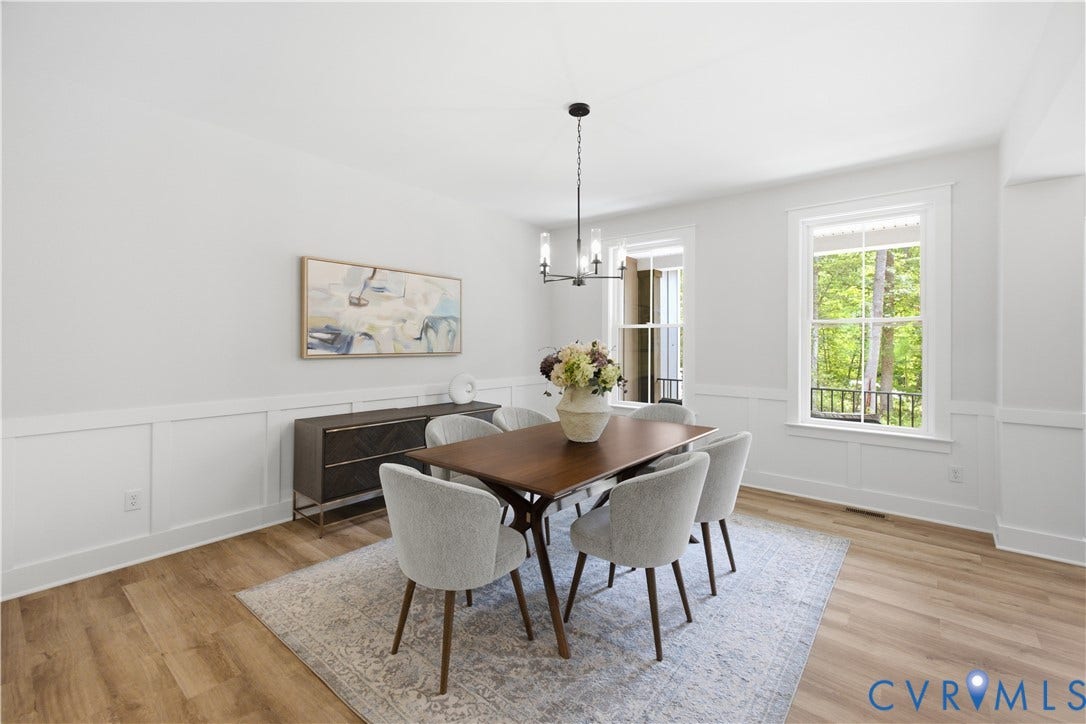 3120 Lake Stone (lot 22) Terrace, Maple Grove, Powhatan, VA 23139 Photo of for-sale home, staged.