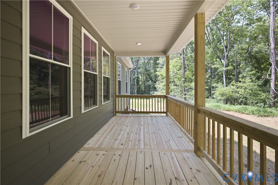 3120 Lake Stone (lot 22) Terrace, Maple Grove, Powhatan, VA 23139 Rear covered porch photo of for-sale hom.