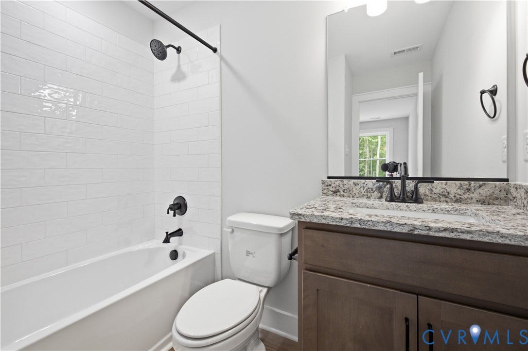3120 Lake Stone (lot 22) Terrace, Maple Grove, Powhatan, VA 23139 Bedroom 4 ensuite. Photo of for-sale home, st