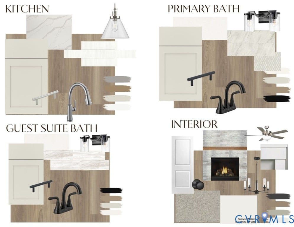 Design Board 1- specific to this home.