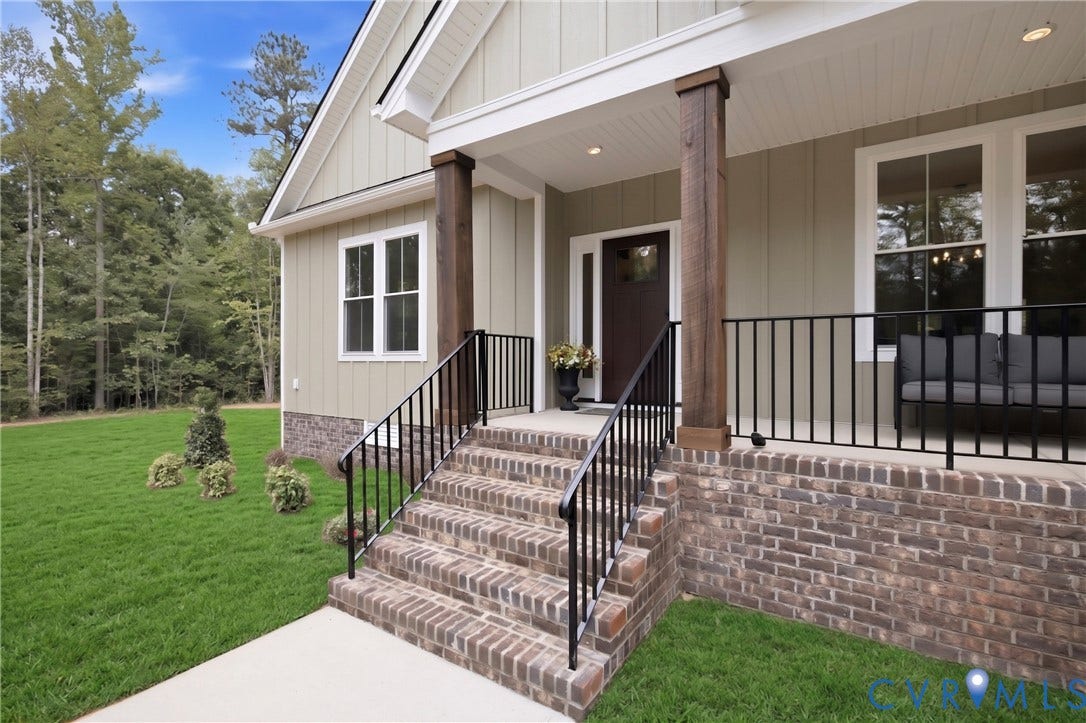 958 Buckners (Lot 30) Lane, Compass Cove, Mineral, VA 23117 Front porch