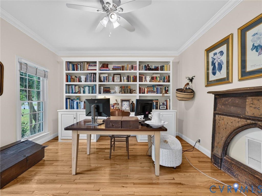 14509 Augusta Lane, Ashland, VA 23005 Office with built-ins!