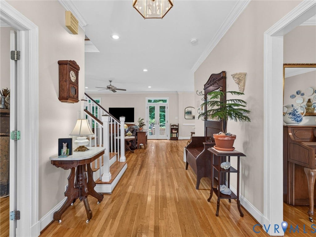 14509 Augusta Lane, Ashland, VA 23005 Grand Foyer with beautiful hardwood floors!