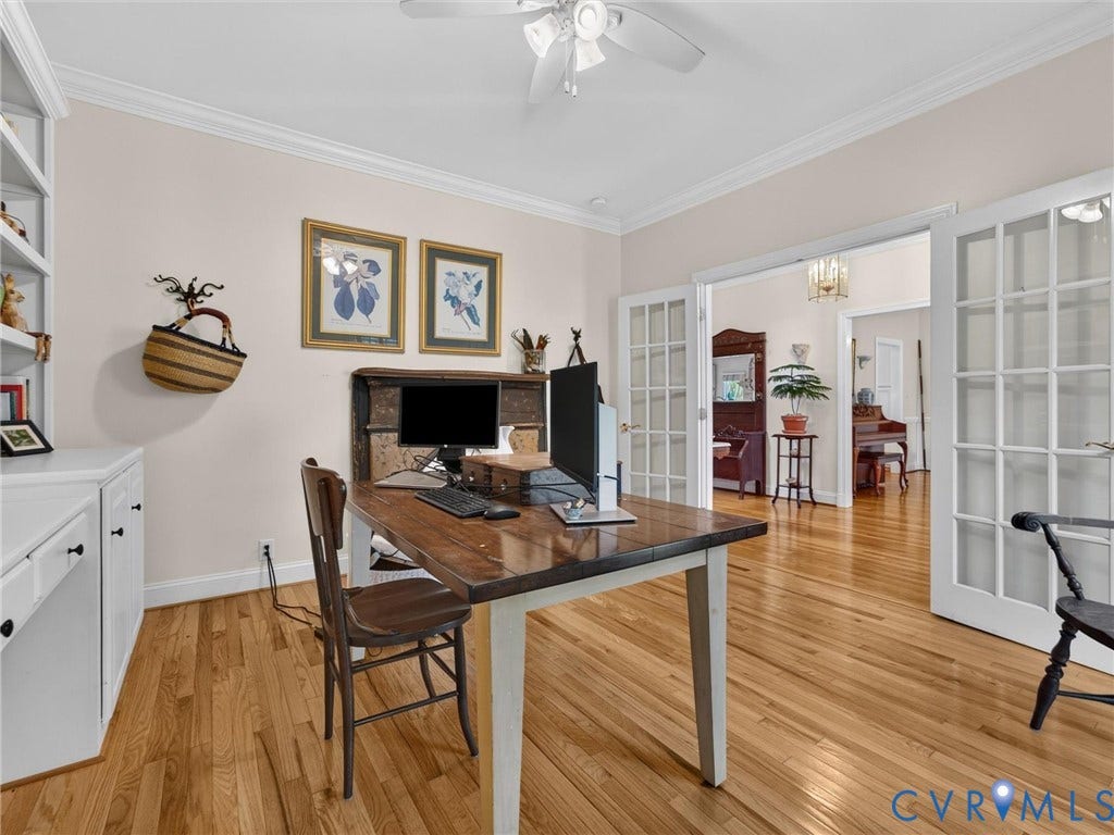 14509 Augusta Lane, Ashland, VA 23005 French doors for privacy!