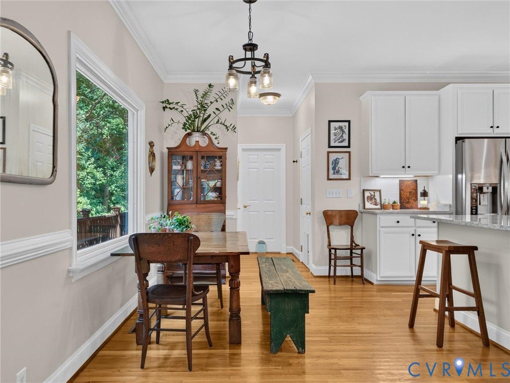 14509 Augusta Lane, Ashland, VA 23005 Breakfast nook