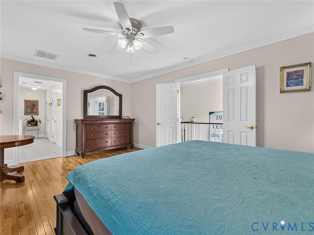14509 Augusta Lane, Ashland, VA 23005 Primary Suite has double doors, giving you plenty of room for large furniture access!