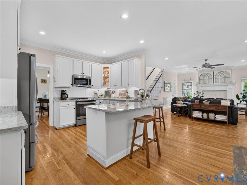 14509 Augusta Lane, Ashland, VA 23005 A great flow between the Kitchen & Family Room