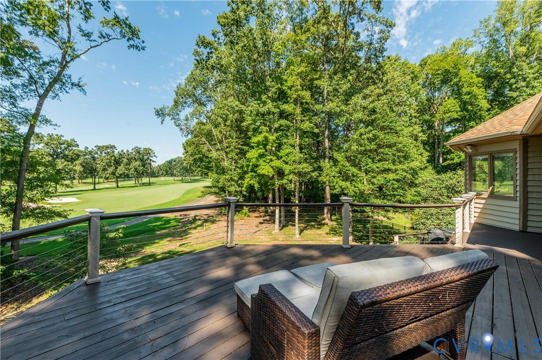 7 Gamebird Court, Hermitage Country Club, Manakin Sabot, VA 23103 balcony off office