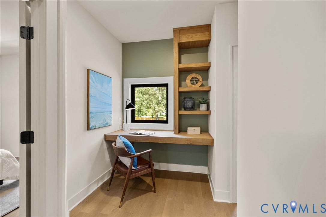 Built-in Work Station / Study Desk between Bedrooms Two & Three